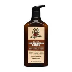 Dr. Squatch Men's Natural Wood Barrel Bourbon Moisturizing Lotion 10 fl oz